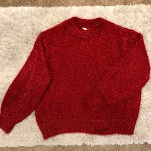 Red H&M Sweater NWT